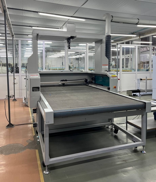 Участок лазерной резки материалов